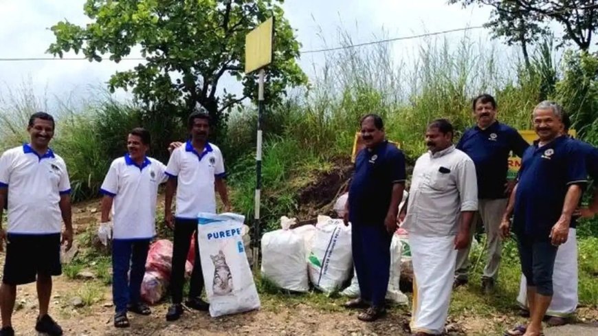 വ്യൂ പോയിന്റുകൾ ശുചീകരിച്ച് ഉടുമ്പന്നൂർ ലയൺസ് ക്ലബ്