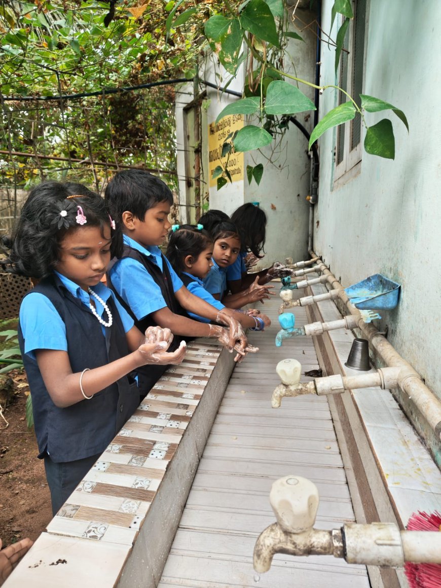 കൈകഴുകൽ ദിനത്തിൽ ശുചിത്വസന്ദേശവുമായി കാഞ്ചിയാർ ഗവ. ട്രൈബൽ എൽ.പി. സ്കൂൾ