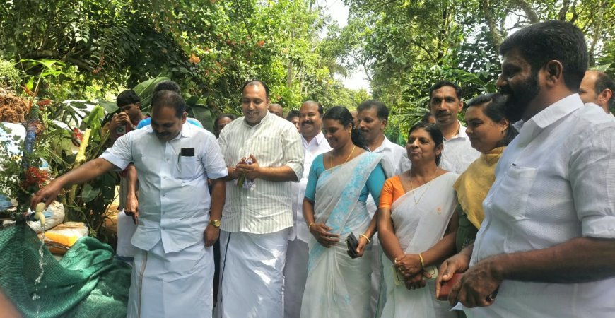 വാഴവര ചെമ്പകപ്പാറ കുടിവെള്ള പദ്ധതി സേനാപതി വേണു എംഎൽഎ ഉദ്ഘാടനം ചെയ്തു