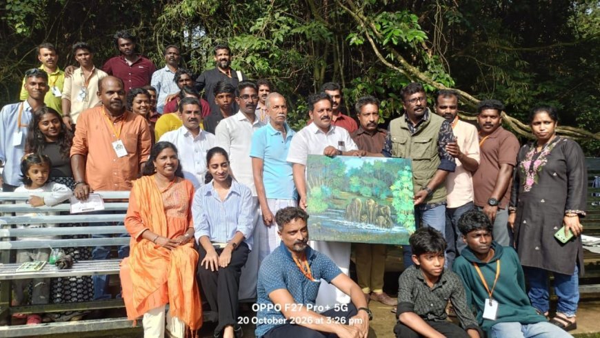 പ്രകൃതിയും കലയും ഒത്തുചേർന്ന "ക"കലാ ക്യാമ്പ് സമാപിച്ചു